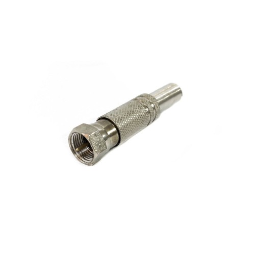 CS-F-UP Conector Seguranca F-Macho Universal Parafuso com Mola