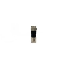 EZF-6 Conector F-macho de Compressao RG6 Padrao Ex-PPC Black