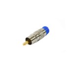 CSZ-RCA-CM6 Conector Rca-Macho Tipo Compressao para Coaxial Rg6