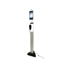 NT-SS-T-CFTV Pedestal com Sensor Dosador Alcool Gel, Termometro e Camera