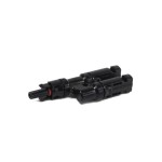 ZMC4-Y1F Conector Plastico Mc4-Femea Tipo-y Cabo Solar 4-6mm