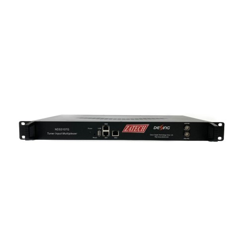 ZR-Sat-16Mx Modulador Recepitor Sat Mux Rack 1RU 16-IN-RF 1-out-IP