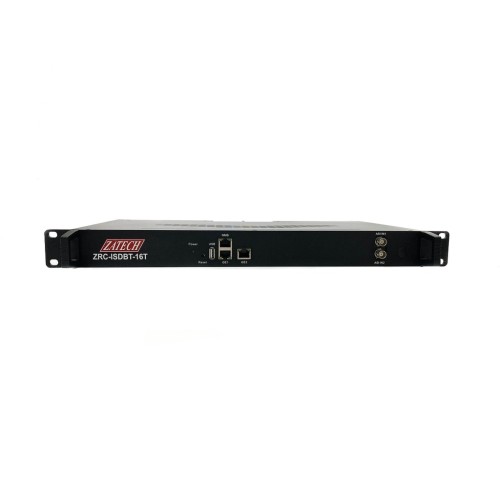 ZRC-ISDBT-16T  Modulador Receptor ISBBT Rack 1RU 16-ENTR-RF 1-SAI-IP