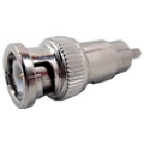 BNC-RM - Conector adaptador  BNC-Macho para RCA-Macho