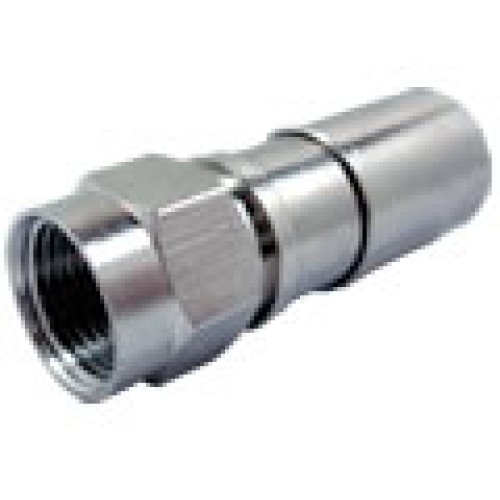 ZCBS-6 - Conector F-macho, crimpagem de fixação no cabo por compressão