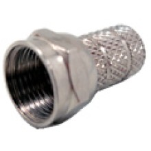 FTO-59E - Conector F-macho, crimpagem hexagonal