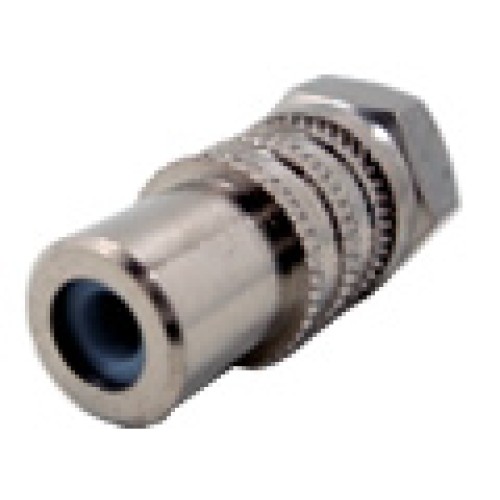 RCA-F - Conector adaptador  RCA-Fêmea para F-macho